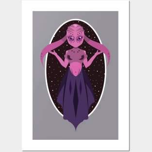 Alien Girl Posters and Art